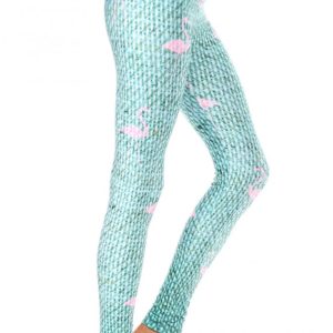 These flamingo leggings are perfect for your next yoga class or to treat a friend as a unique gift. Calling all yoga legging lovers!