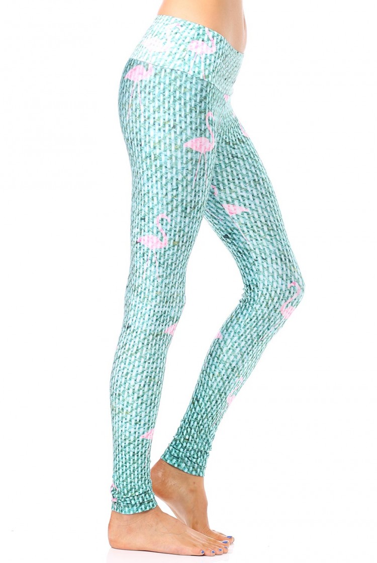 These flamingo leggings are perfect for your next yoga class or to treat a friend as a unique gift. Calling all yoga legging lovers!