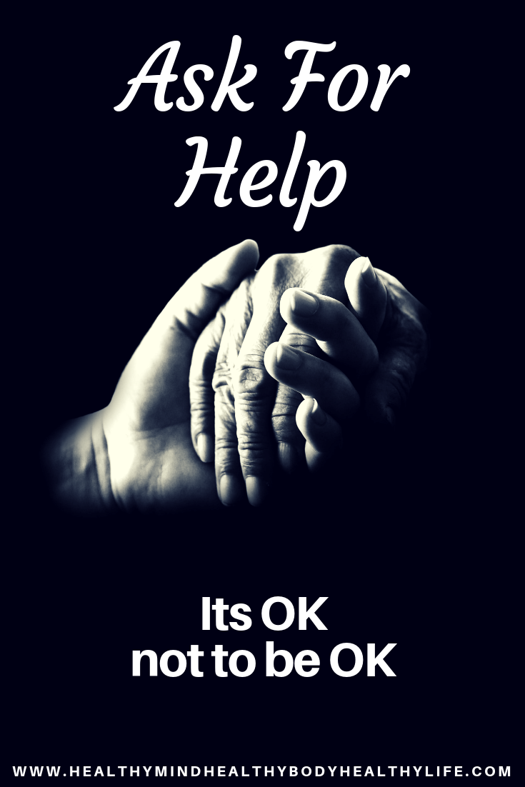 It's ok not to be ok. It's ok to ask for help. We all struggle with life in different ways and try to hide it. Open up and let your loved ones help!